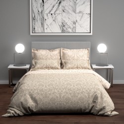 Παπλωματοθήκη διπλή 200x240εκ. Salonica Σελήνη (μπεζ)