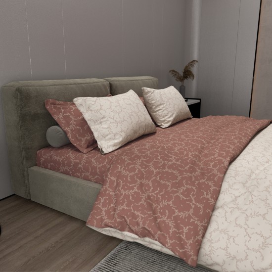 Μαξιλαροθήκες Salonica Όνειρα (μπλε) σχέδιο πανωσέντονο