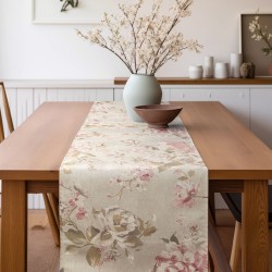 Beauty Home ΡΑΝΝΕΡ ΚΛΑΣΙΚΟ ΦΛΟΡΑΛ ΜΠΕΖ