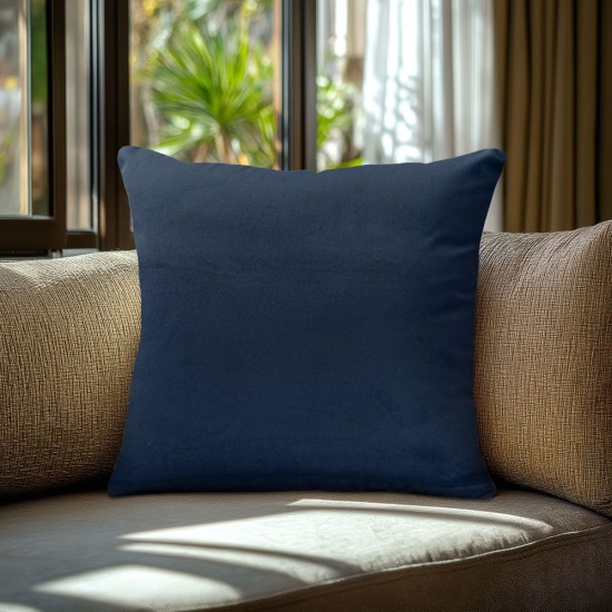 Beauty Home Μαξιλαροθήκη ΒΕΛΟΥΔΟ PREMIUM ΜΠΛΕ