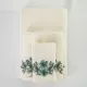 Πετσέτες Σετ 3ΤΜΧ Emerald - Εκρού - Διάσταση: 70 x 140 / 50 x 90 / 30 x 50 cm