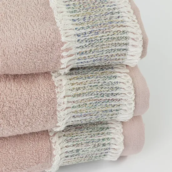 Πετσέτες Σετ 3ΤΜΧ Era - Πούδρα - Διάσταση: 70 x 140 / 50 x 90 / 30 x 50 cm