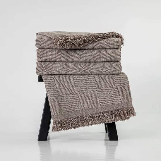 Ριχτάρι Σενίλ Διθέσιο Bari - Γκρι - Διάσταση: 180 x 250 cm