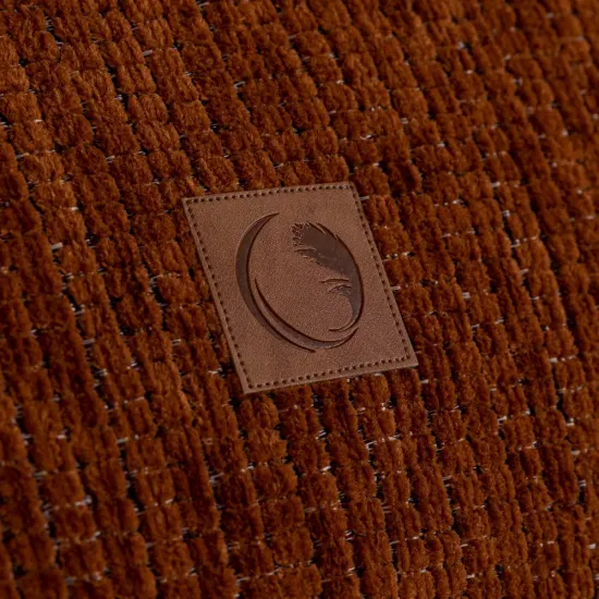 Ριχτάρι Σενίλ Πολυθρόνας Velvet - Γκρι - Διάσταση: 180 x 180 cm