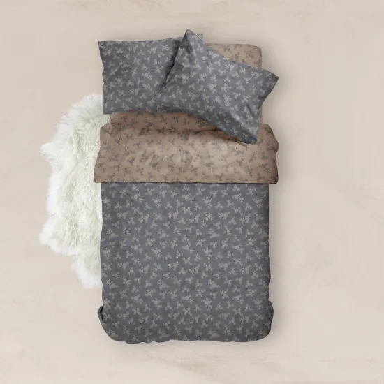 Σεντόνια Εμπριμέ Σετ Elite Υπέρδιπλα - Μπλε - Διάσταση: (2) 240 x 260 cm + (2) 50 x 70 cm