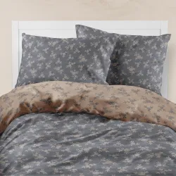 Σεντόνια Εμπριμέ Σετ Elite Μονά - Μπλε - Διάσταση: (2) 160 x 240 cm + 50 x 70 cm