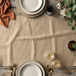 Τραπεζομάντηλο Mallorca - Γκρι - Διάσταση: 140 x 140 cm