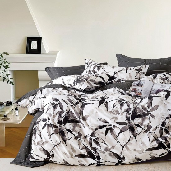 Beauty Home Σετ κουβερλί υπέρδιπλο Art 12285 Arabella 220x240 Γκρι