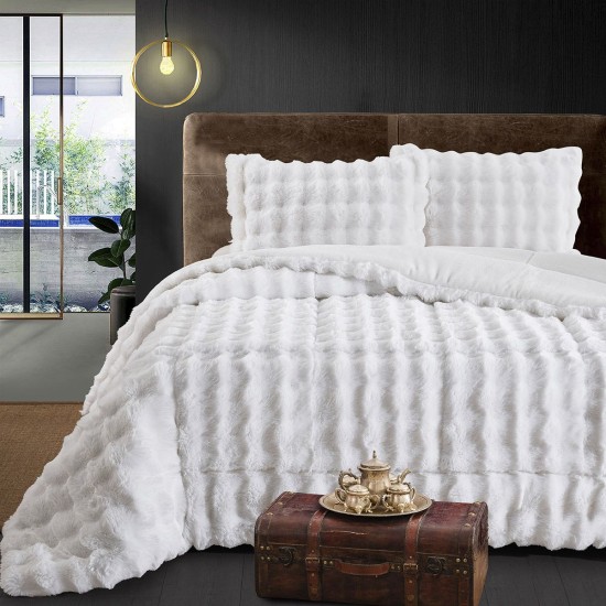 Beauty Home Κουβερτοπάπλωμα μονό Art 12661 160x240 Λευκό