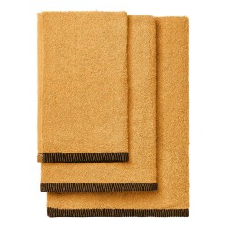 Beauty Home Σετ πετσέτες Art 3453 Σετ 3τμχ Ώχρα