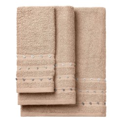Beauty Home Σετ πετσέτες Art 3463 Σετ 3τμχ Μπεζ