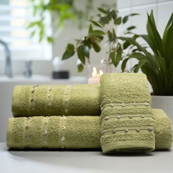 Beauty Home Σετ πετσέτες Art 3466 Σετ 3τμχ Πράσινο