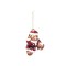 Beauty Home Στολίδι Santa Bear Γυαλίνο 9,5 x 6 x 10,5 cm