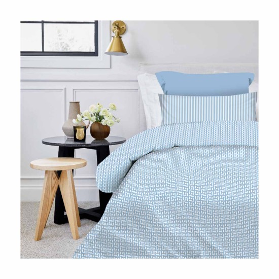 Σετ Σεντόνια 2Χ(1.75Χ2,60) + 1Χ(52Χ72) Maira Blue