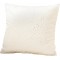 Beauty Home Μαξιλαροθήκη 45 x 45 cm Βελούδο Εκρού Με Χρύσα Αστέρια