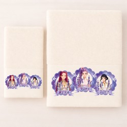 Παιδικές Πετσέτες (σετ 2 τεμ) Girls Band Ecru