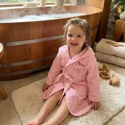 Μπουρνούζι Βρεφικό Balletto - Ροζ - Διάσταση: (1-2)