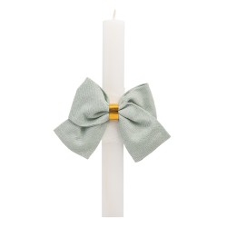 Beauty Home ΛΑΜΠΑΔΑ ΛΕΥΚΗ 33cm ΦΙΟΓΚΟΣ ΒΕΡΑΜΑΝ ΧΡΥΣΟ LUREX