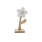 Beauty Home Ξύλινο διακοσμητικό μαργαριτα 6x15x5cm