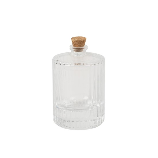 Beauty Home Μικρό μπουκάλι με φελλό Lucie Ø4,5×6,7cm – 30ml