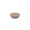 Beauty Home Μπολ κεραμικό Πλισέ – Taupe 15x15x4,5 cm