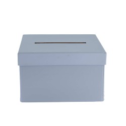 Beauty Home Κουτί από χαρτόνι για ευχετήριες κάρτες – Γαλάζιο 19,5x12x19,5cm