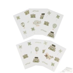 Beauty Home 36 αυτοκόλλητα με θέμα “Ταξίδι” – Τα μεγέθη κυμαίνονται από 2,5 έως 5,5 cm