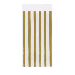 Beauty Home 10 Σακούλες με λαδι Ρίγες 8,5x16cm – Κατάλληλες για Τρόφιμα