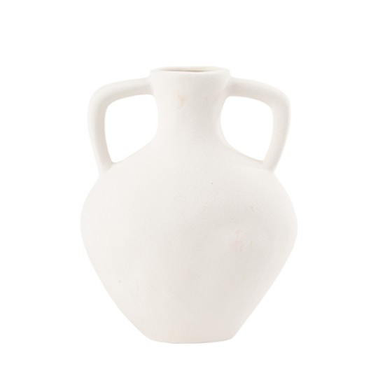 Beauty Home Βάζο Eiger – Λευκό 18,5x15cm