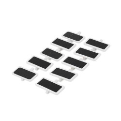 Beauty Home 10 Κλιπ Πίνακες Κιμωλίας – Λευκό Ξύλο 4,1×2,2 cm