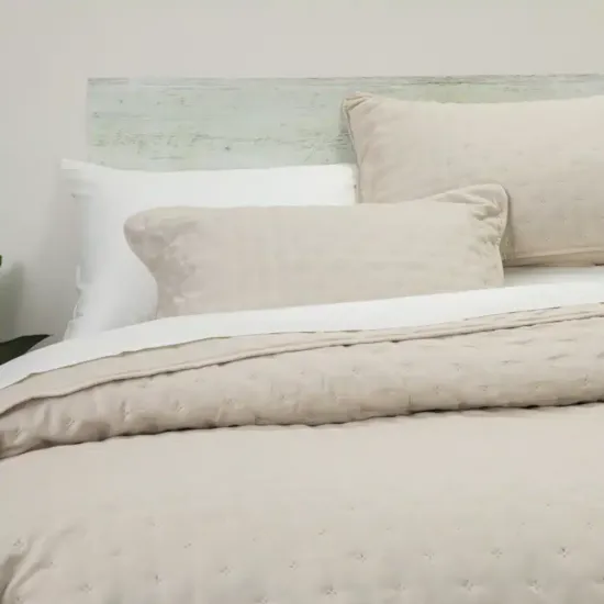 Κουβερλί Σετ Croiset Υπέρδιπλο - Μέντα - Διάσταση: 220 x 240 cm + (2) 50 x 70 cm