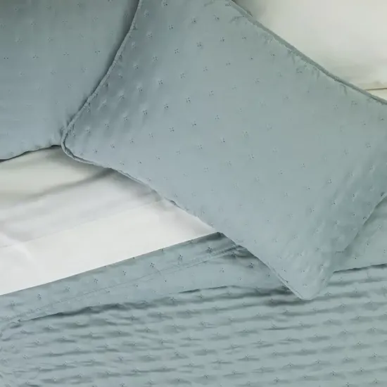 Κουβερλί Σετ Croiset Υπέρδιπλο - Μέντα - Διάσταση: 220 x 240 cm + (2) 50 x 70 cm