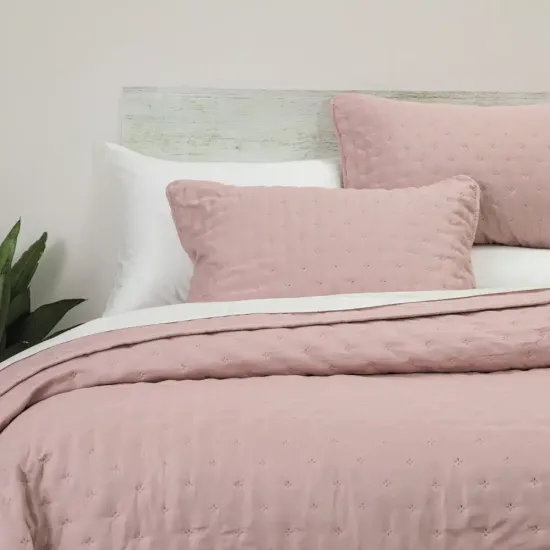 Κουβερλί Σετ Croiset Υπέρδιπλο - Μέντα - Διάσταση: 220 x 240 cm + (2) 50 x 70 cm