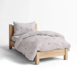 Κουβερλί Σετ Lily Μονό - Λιλά - Διάσταση: 160 x 220 cm + 50 x 70 cm