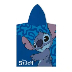 Παιδικό Πόντσο Microfiber Stitch Blue - Μπλε - Διάσταση: 55 x 110 cm