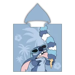 Παιδικό Πόντσο Microfiber Stitch Ice Cream - Σιέλ - Διάσταση: 55 x 110 cm