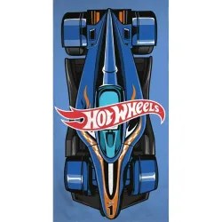 Πετσέτα Θαλάσσης Microfiber Hot Wheels - Μπλε - Διάσταση: 70 x 140 cm