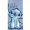 Πετσέτα Θαλάσσης Βαμβακερή Βελούδινη Sweet Stitch 320gsm - Σιέλ - Διάσταση: 70 x 140 cm