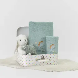 Πετσέτες Σετ 2ΤΜΧ Dinos - Φυστικί - Διάσταση: 70 x 120 / 30 x 50 cm