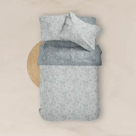 Σεντόνια Εμπριμέ Σετ Bloom Υπέρδιπλα - Ροζέ - Διάσταση: (2) 240 x 260 cm + (2) 50 x 70 cm