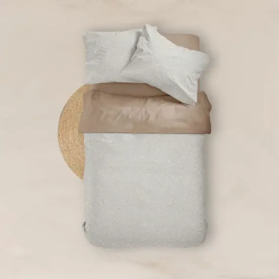 Σεντόνια Εμπριμέ Σετ Margot Μονά - Μέντα - Διάσταση: (2) 160 x 240 cm + 50 x 70 cm