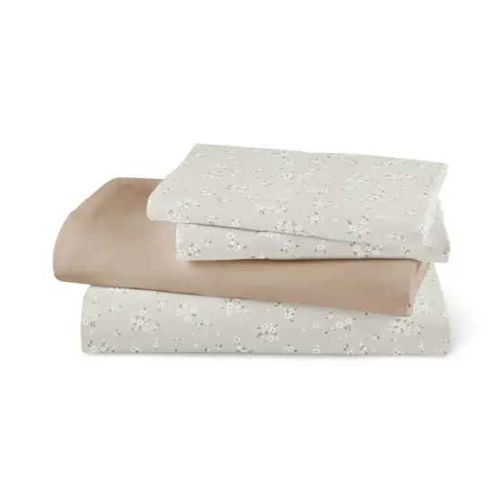 Σεντόνια Εμπριμέ Σετ Margot Μονά - Μέντα - Διάσταση: (2) 160 x 240 cm + 50 x 70 cm