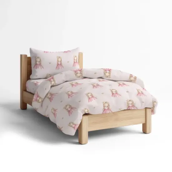 Σεντόνια Σετ Little Queen Moνό - Ροζ - Διάσταση: (2) 160 x 240 cm + 50 x 70 cm