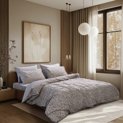 Beauty Home Σετ σεντόνια μονά με λάστιχο Glory Art 12363 110x200+32 Άμμου