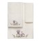 Beauty Home Σετ πετσέτες 3τμχ με εκτύπωση Art 3556 (30x50+50x90+70x140) Εκρού