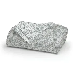 Κουβέρτα Πικέ Bloom Πετρόλ Μονή - Πετρόλ - Διάσταση: 160 x 240 cm