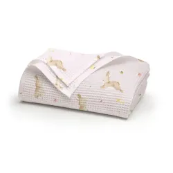 Κουβέρτα Πικέ Blush Μονή Ροζ - Ροζ - Διάσταση: 160 x 240 cm