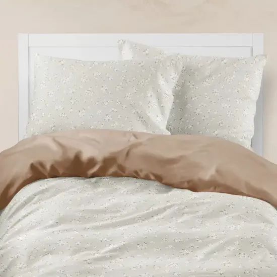 Παπλωματοθήκη Εμπριμέ Margot Μονή - Μέντα - Διάσταση: 160 x 240 cm