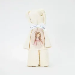 Πετσέτα Αρκουδάκι Little Queen - Εκρού - Διάσταση: 50 x 90 cm