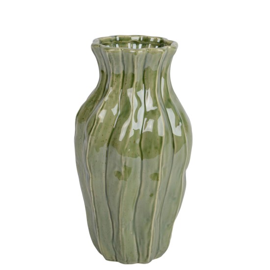 Beauty Home Πορσελάνινο Βάζο με Reactive Glaze 14.5 x 26 cm